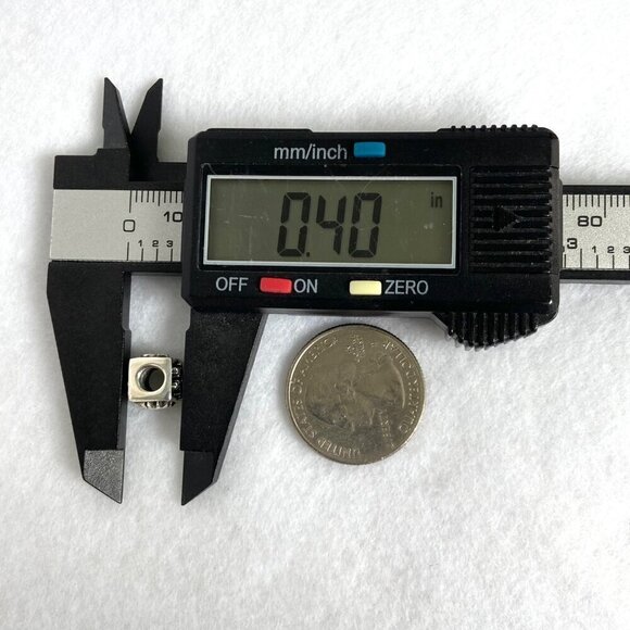 Chamilia Sterling Silver 925 CHAM Square Four Seasons Charm Bead - Picture 13 of 15